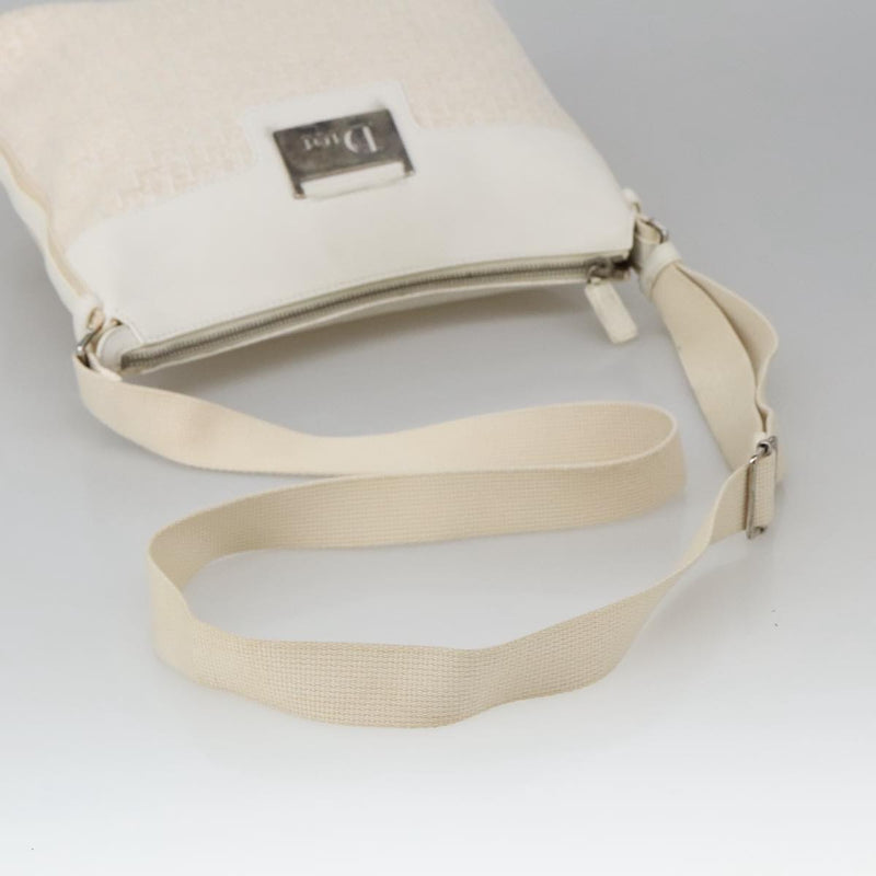 Dior Beige Canvas Shoulder Bag (Pre-Owned)