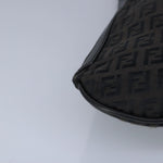 Fendi Black Canvas Shoulder Bag (Pre-Owned)