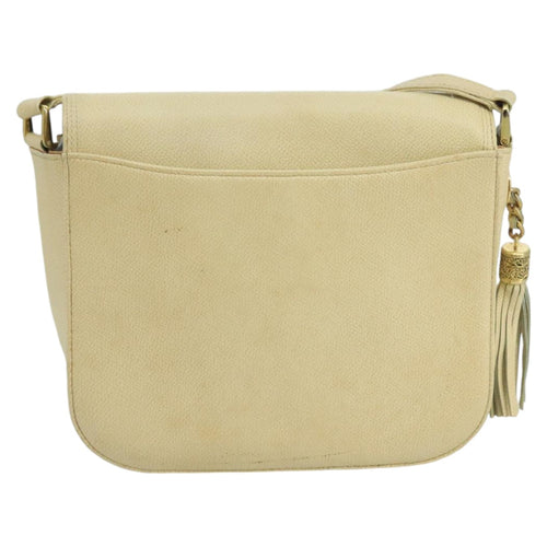 Valentino Garavani Vsling Beige Leather Shoulder Bag (Pre-Owned)