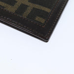 Fendi Zucca Brown Canvas Wallet  (Pre-Owned)