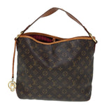 Louis Vuitton Delightfull Pm Brown Canvas Shoulder Bag (Pre-Owned)