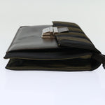 Fendi Pecan Black Canvas Clutch Bag (Pre-Owned)