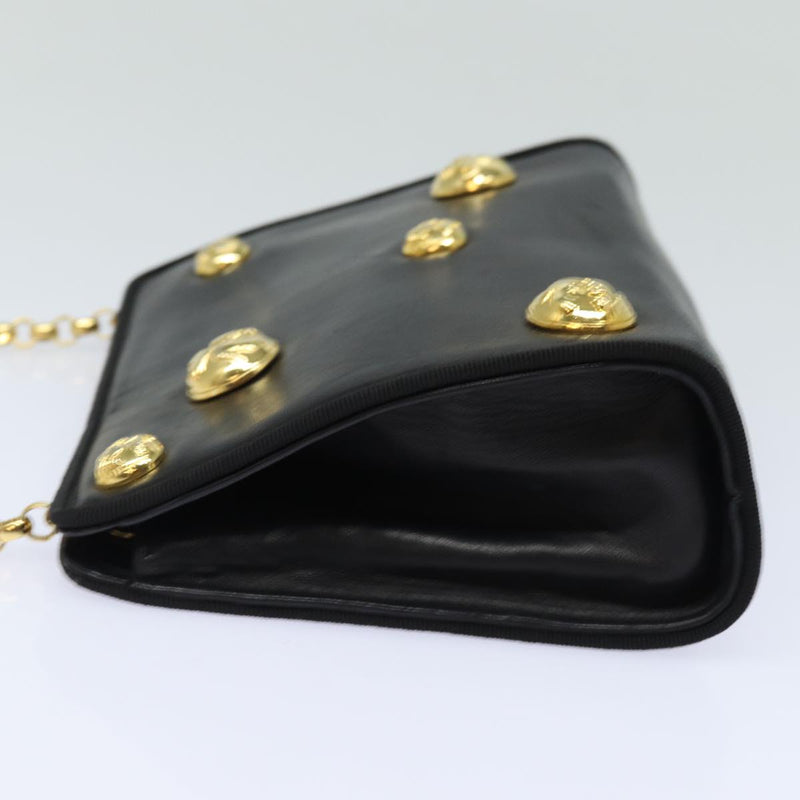 Salvatore Ferragamo Black Leather Shoulder Bag (Pre-Owned)