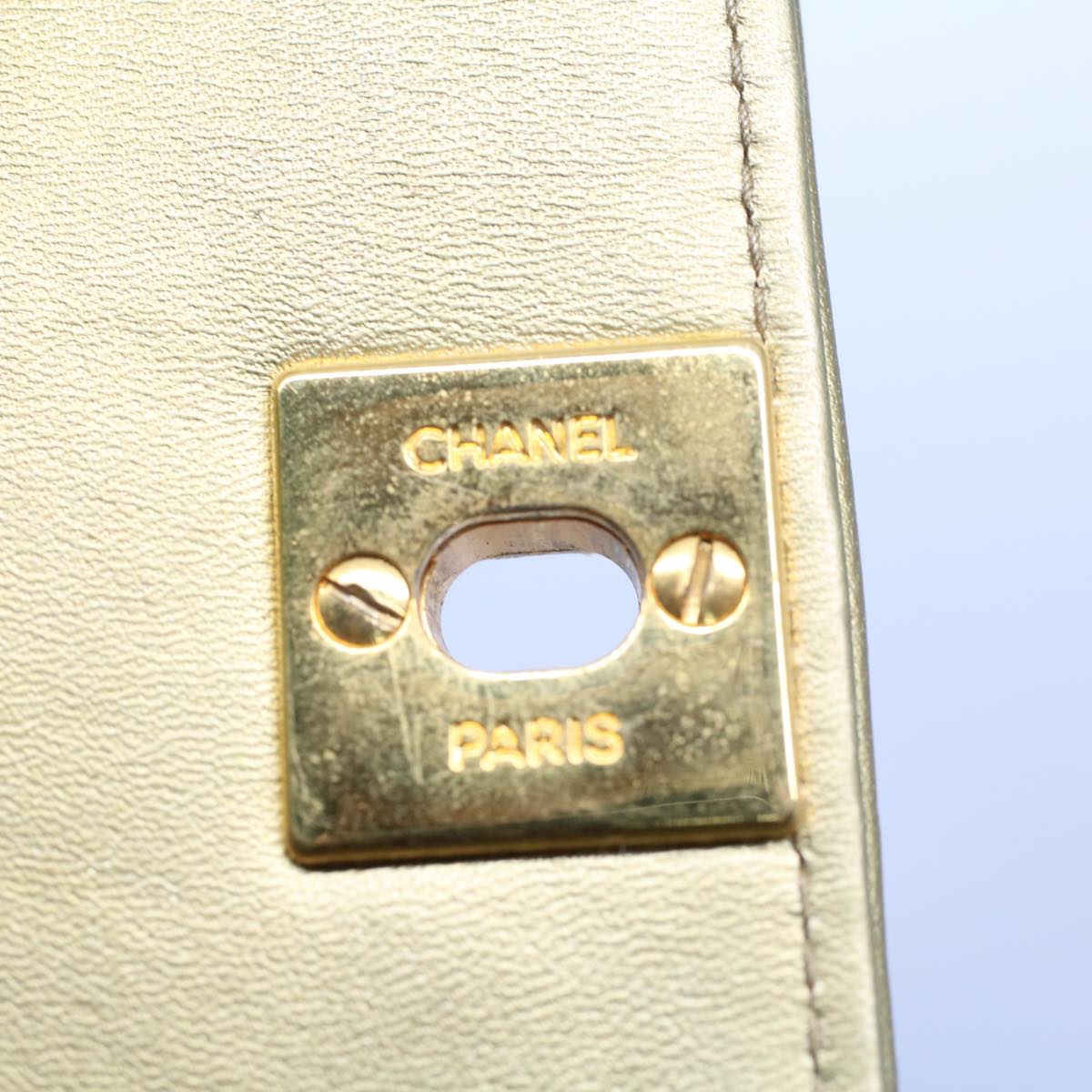 Chanel Gold Pony-Style Calfskin Shoulder Bag (Pre-Owned)