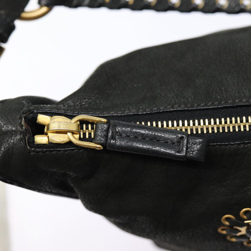 Prada Black Leather Shoulder Bag (Pre-Owned)