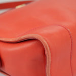 Gucci Ophidia Orange Leather Shoulder Bag (Pre-Owned)