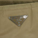 Prada Tessuto Beige Synthetic Tote Bag (Pre-Owned)