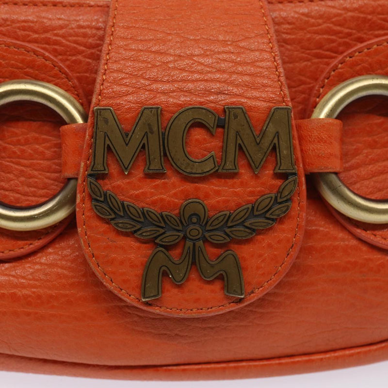 MCM Orange Leather Handbag (Pre-Owned)