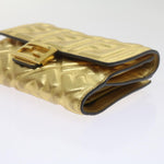 Fendi Zucca Gold Canvas Wallet  (Pre-Owned)