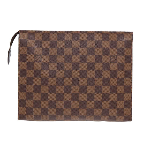 Louis Vuitton Trousse De Toilette Brown Canvas Wallet  (Pre-Owned)