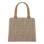 Fendi Beige Canvas Handbag (Pre-Owned)