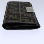 Fendi Zucca Brown Canvas Wallet  (Pre-Owned)