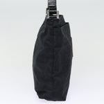 Fendi Zucca Black Canvas Shoulder Bag (Pre-Owned)