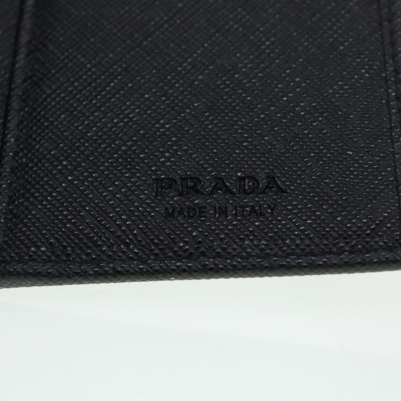 Prada Black Leather Wallet  (Pre-Owned)