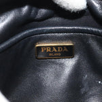 Prada Ribbon Red Leather Shoulder Bag (Pre-Owned)