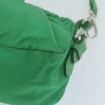 Prada Green Synthetic Shoulder Bag (Pre-Owned)