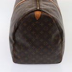 Louis Vuitton Keepall 60 Brown Canvas Travel Bag (Pre-Owned)