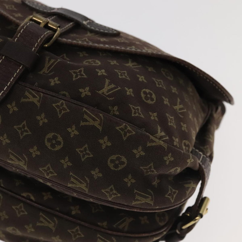 Louis Vuitton Saumur Brown Canvas Shoulder Bag (Pre-Owned)