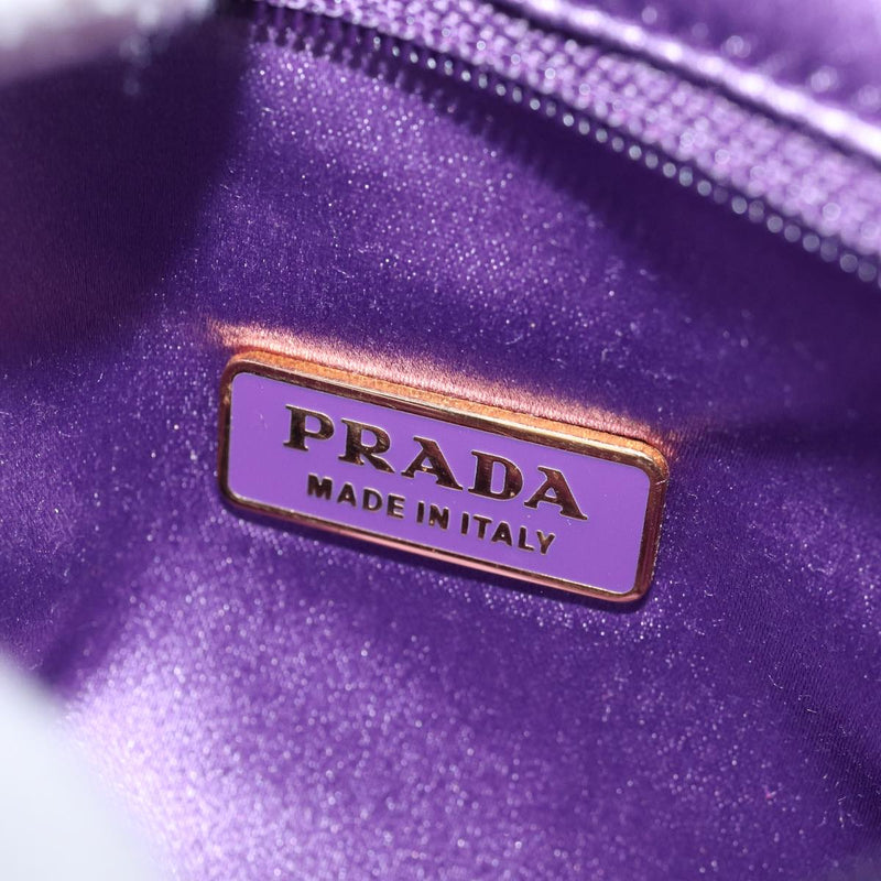 Prada -- Purple Silk Clutch Bag (Pre-Owned)