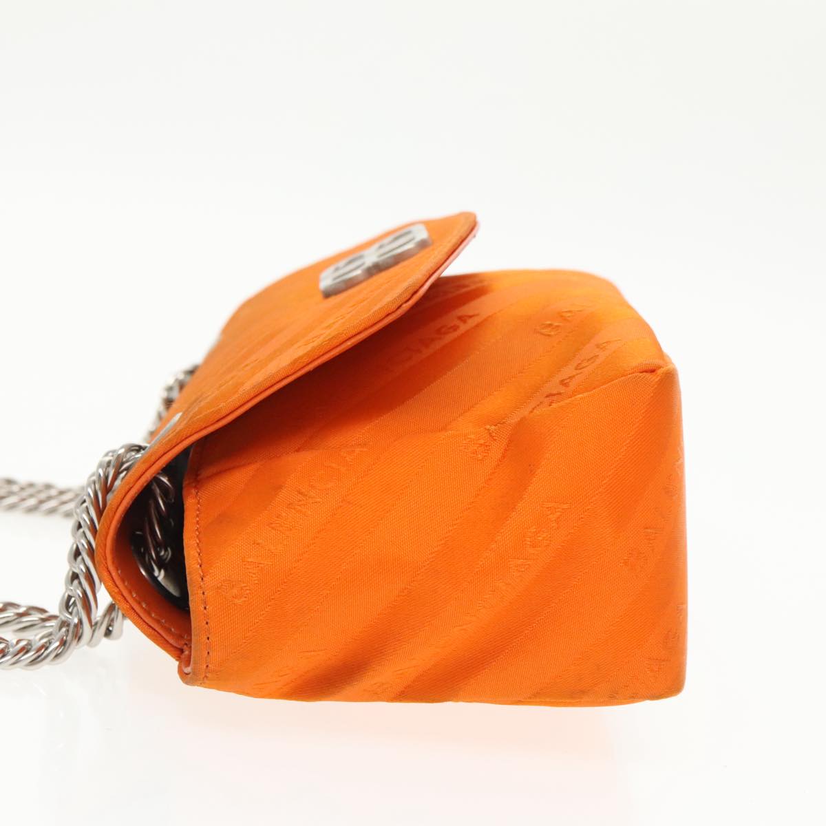 Balenciaga Bb  Chaine Orange Synthetic Shoulder Bag (Pre-Owned)