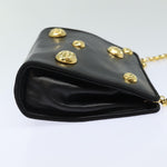 Salvatore Ferragamo Black Leather Shoulder Bag (Pre-Owned)