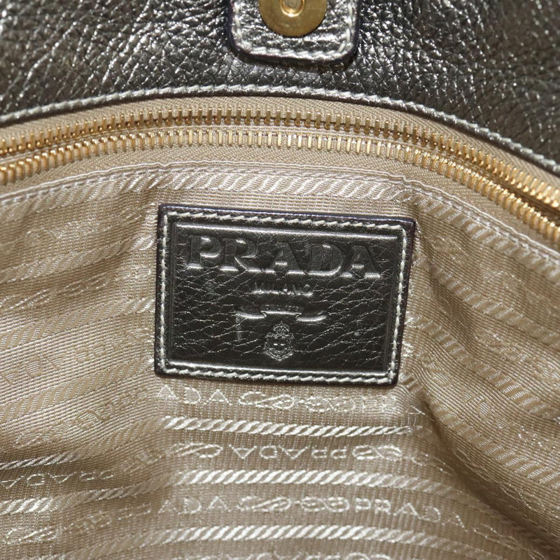 Prada Canapa Beige Canvas Handbag (Pre-Owned)