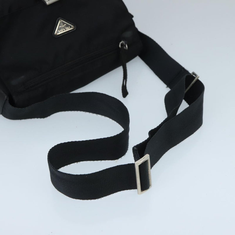 Prada Black Synthetic Shoulder Bag (Pre-Owned)