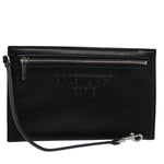 Balenciaga Black Leather Clutch Bag (Pre-Owned)