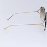 Gucci Sunglasses Brown Metal Glasses  (Pre-Owned)