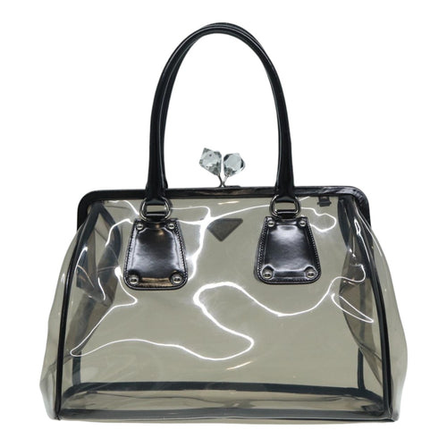 Prada Plexi Bag Transparent Vinyl Handbag (Pre-Owned)