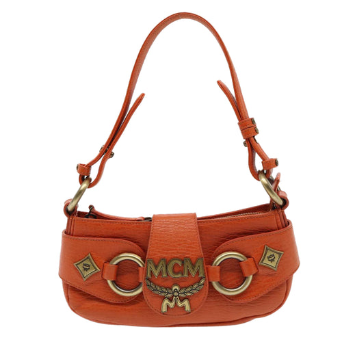 MCM Orange Leather Handbag (Pre-Owned)