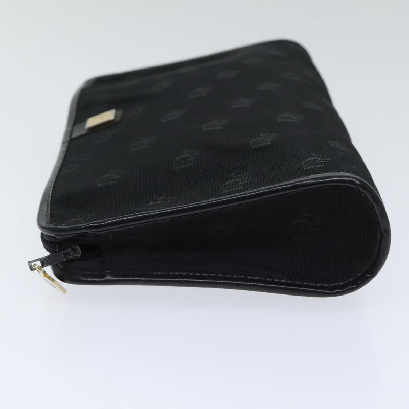 Dior Black Canvas Clutch Bag (Pre-Owned)