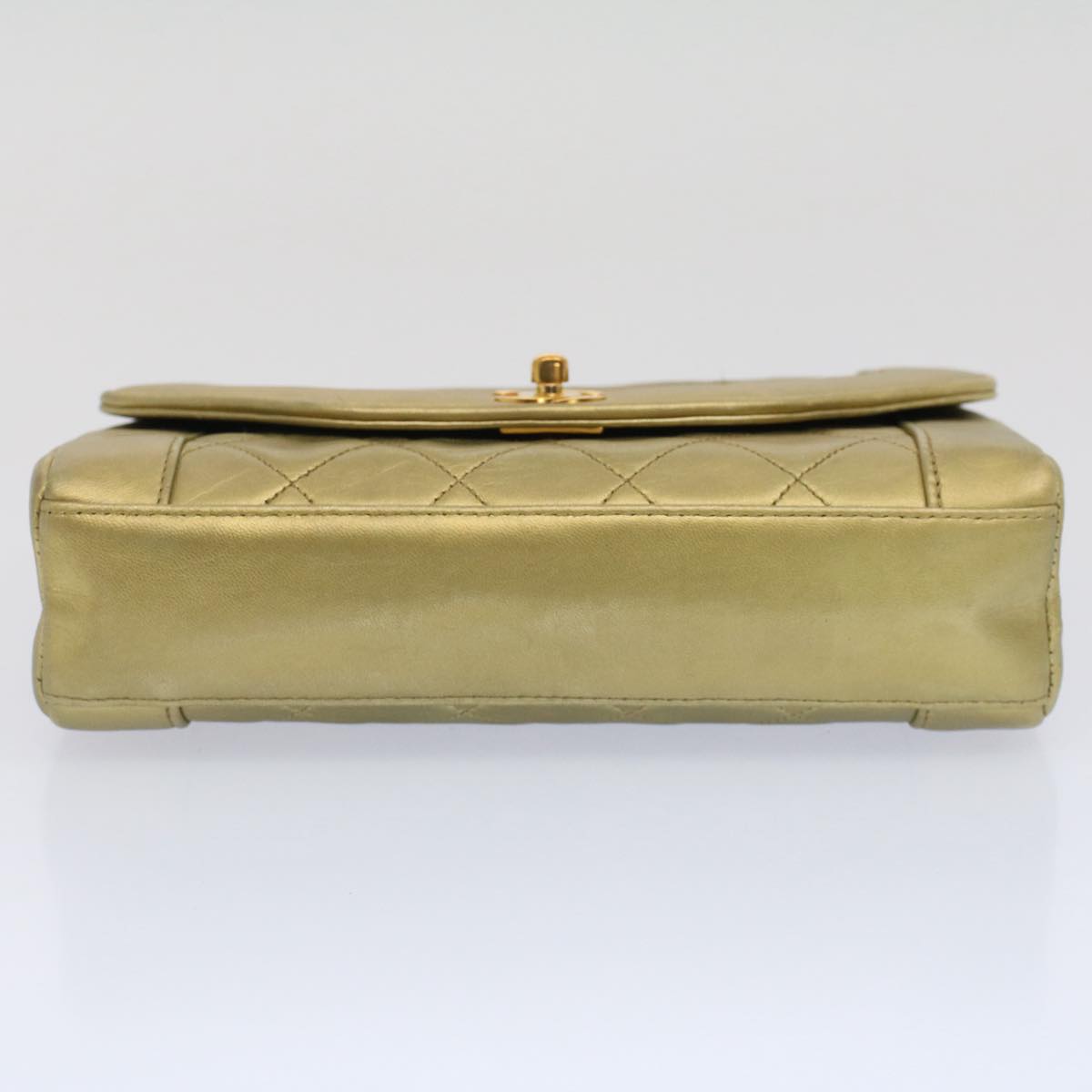 Chanel Gold Pony-Style Calfskin Shoulder Bag (Pre-Owned)