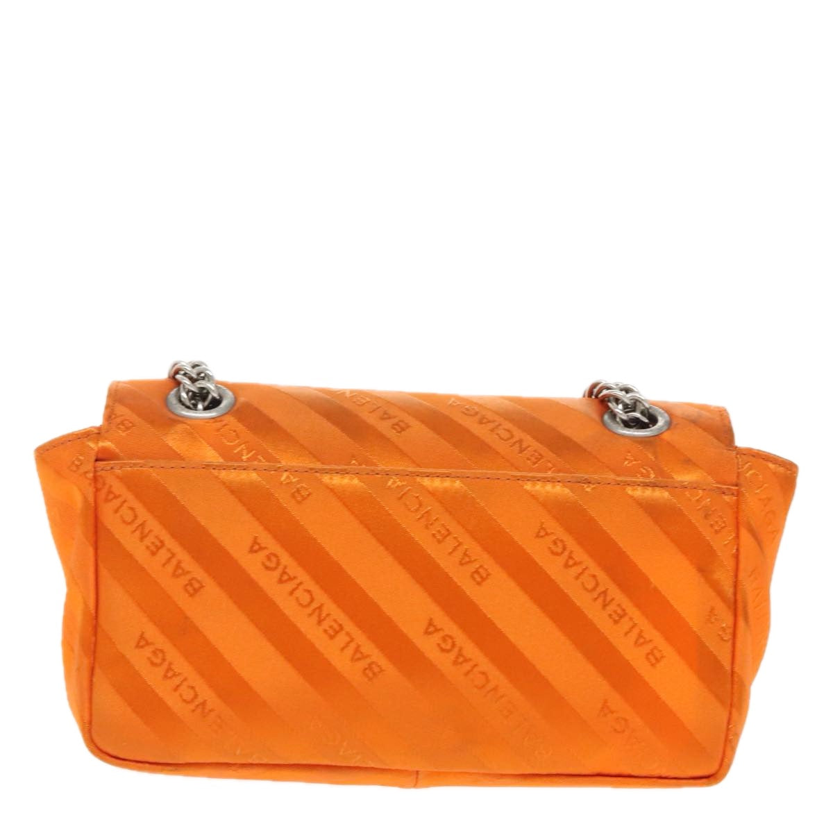 Balenciaga Bb  Chaine Orange Synthetic Shoulder Bag (Pre-Owned)