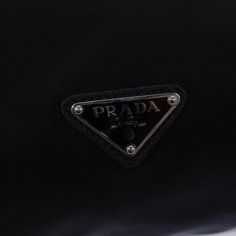 Prada Black Synthetic Backpack Bag (Pre-Owned)