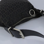 Fendi Black Canvas Shoulder Bag (Pre-Owned)