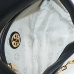 Tory Burch Black Leather Shoulder Bag (Pre-Owned)