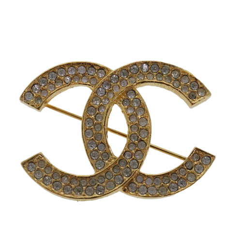 Chanel Coco Mark Gold Metal Brooch Jewelry (Pre-Owned)