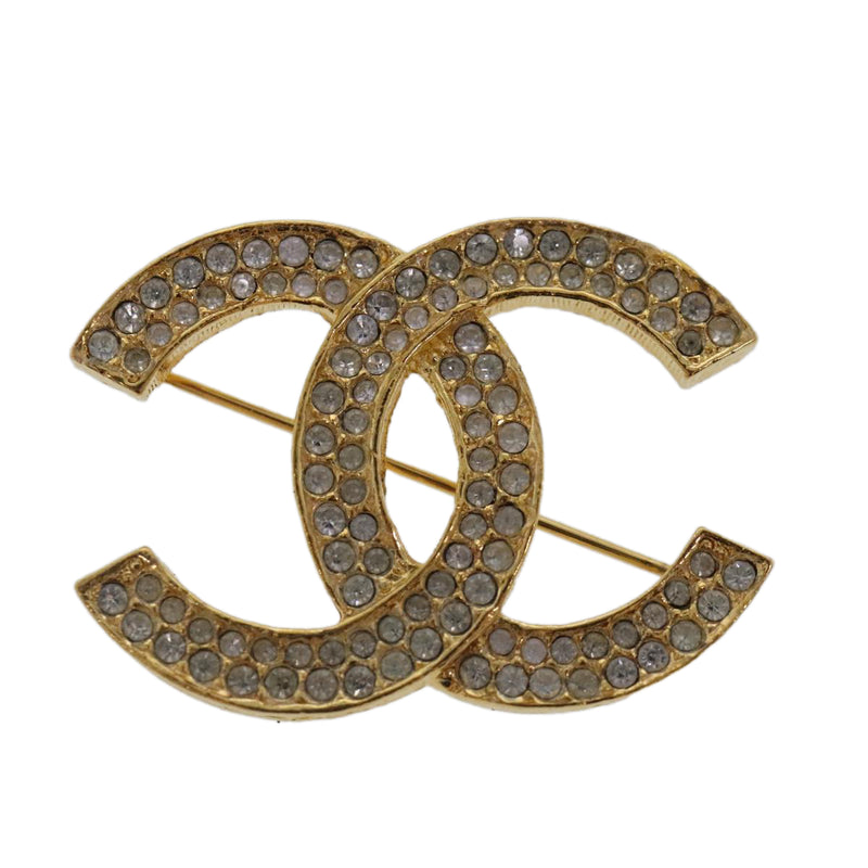 Chanel Coco Mark Gold Metal Brooch Jewelry (Pre-Owned)