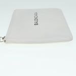 Balenciaga White Leather Clutch Bag (Pre-Owned)