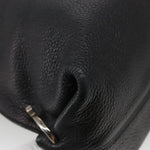 Salvatore Ferragamo Fanisa Black Leather Shoulder Bag (Pre-Owned)