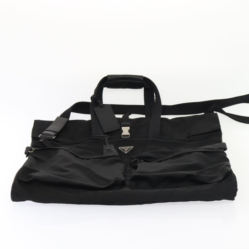 Prada Tessuto Black Synthetic Travel Bag (Pre-Owned)