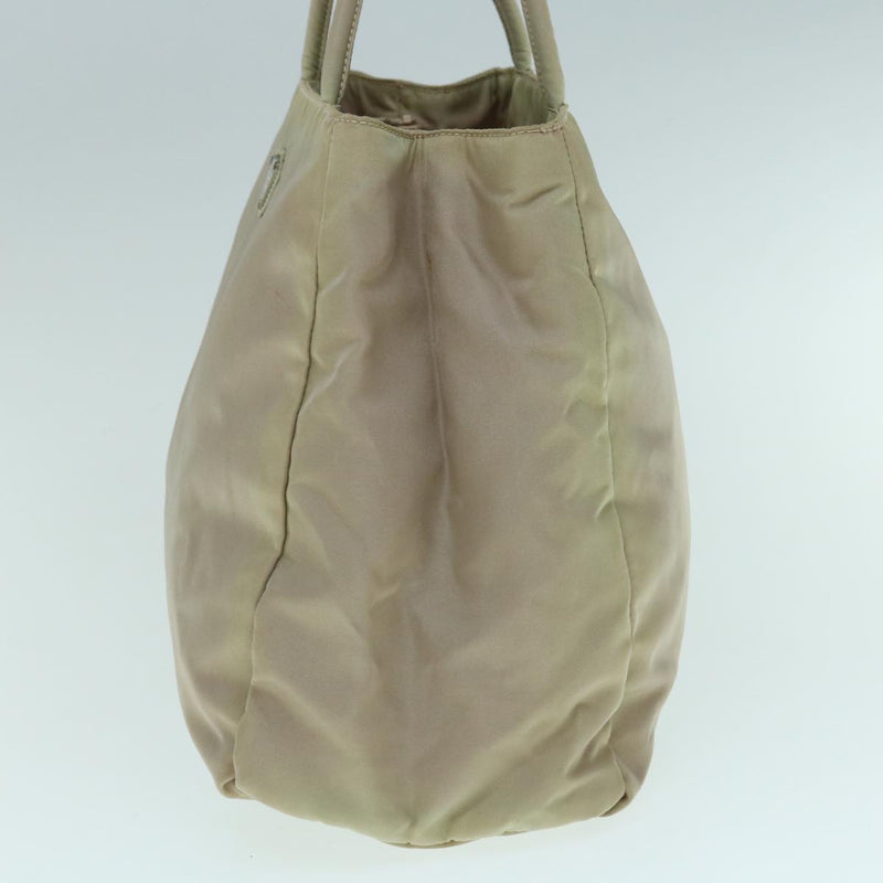 Prada Tessuto Beige Synthetic Handbag (Pre-Owned)