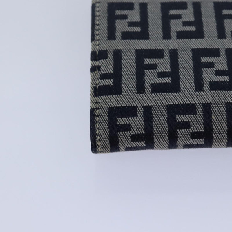 Fendi Baguette Navy Canvas Wallet  (Pre-Owned)