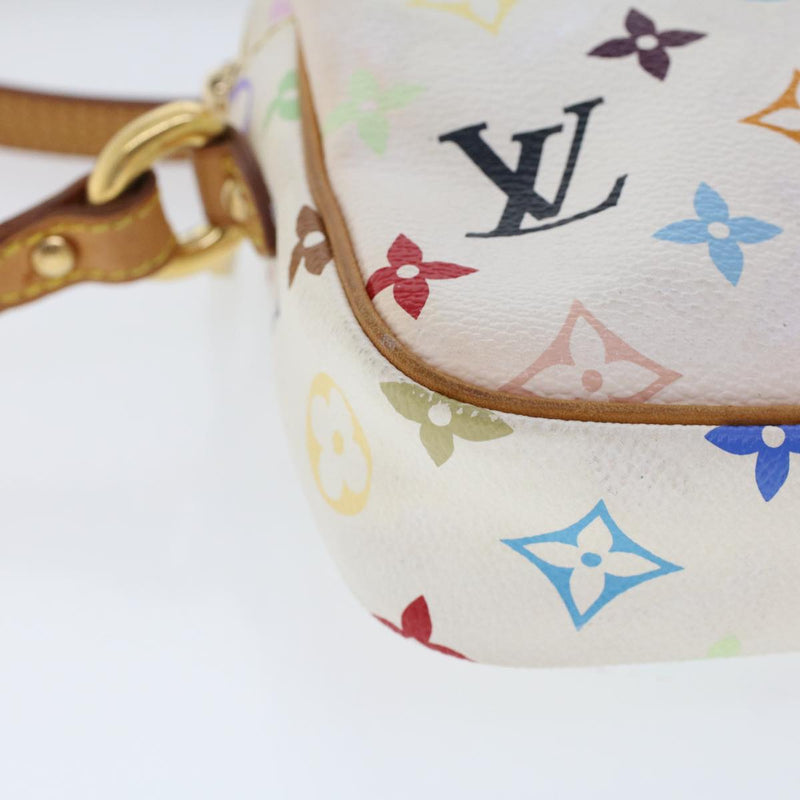 Louis Vuitton Rift White Canvas Shoulder Bag (Pre-Owned)