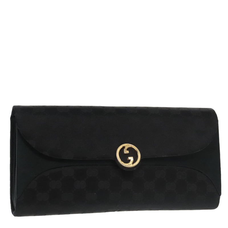 Gucci Black Canvas Clutch Bag (Pre-Owned)