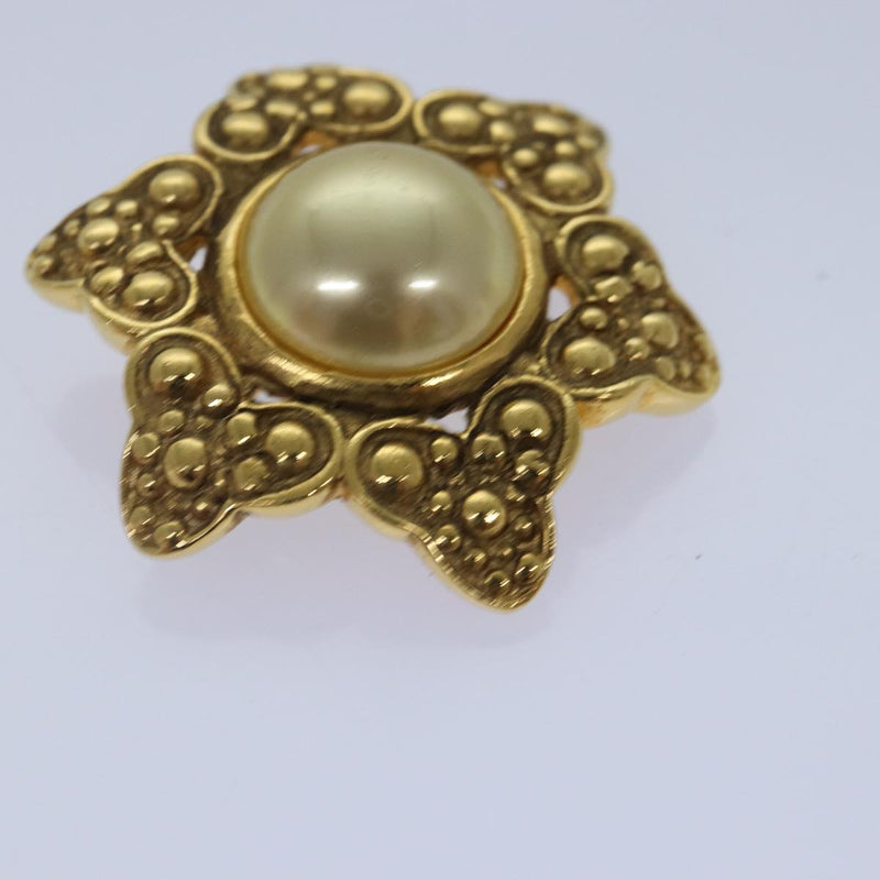 Chanel Coco Mark Gold Metal Brooch Jewelry (Pre-Owned)