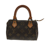 Louis Vuitton Mini Speedy Brown Canvas Handbag (Pre-Owned)