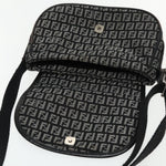 Fendi Black Canvas Shoulder Bag (Pre-Owned)