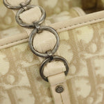 Dior Romantique Beige Canvas Shoulder Bag (Pre-Owned)